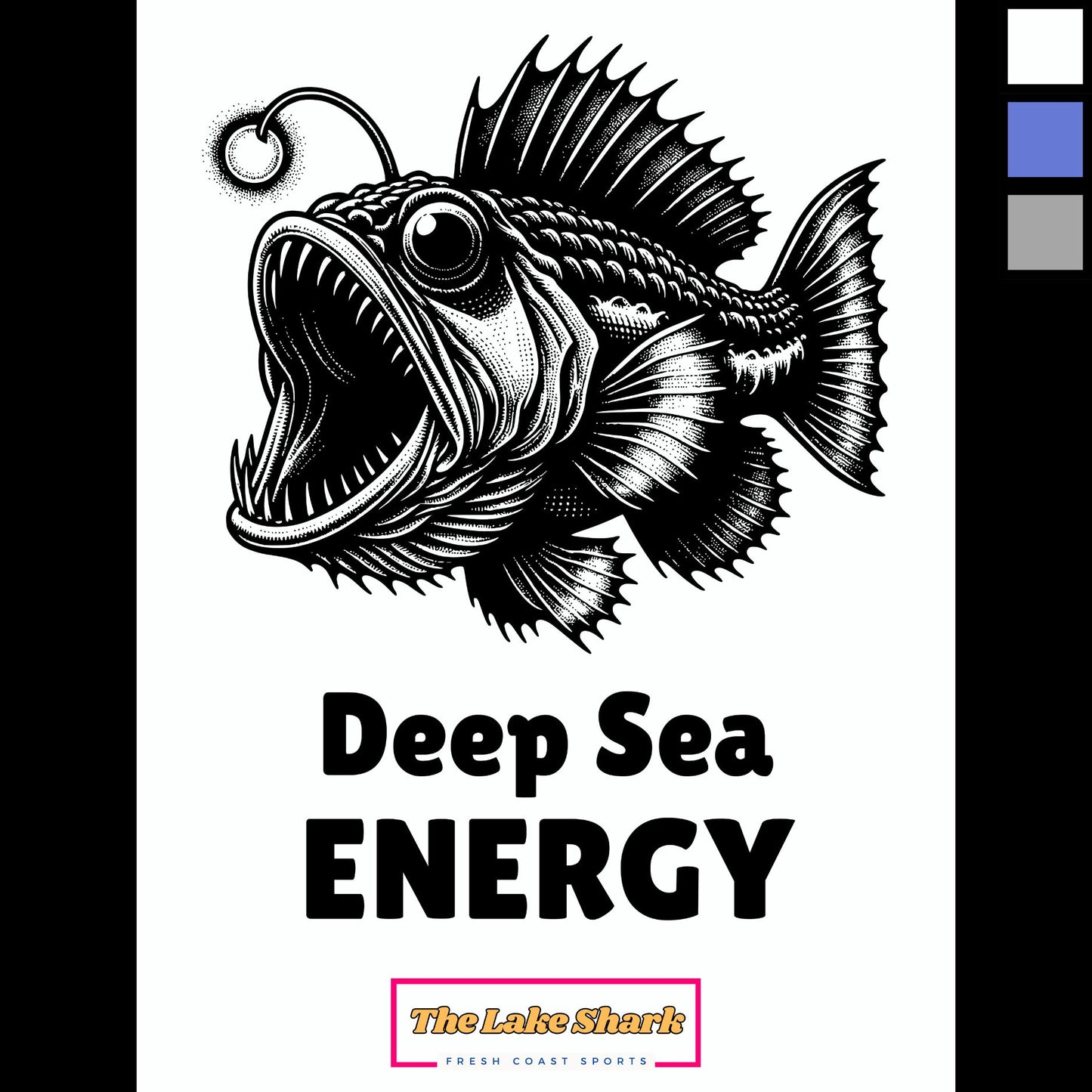 Anglerfish Deep Sea Energy: Hoodie Shirt