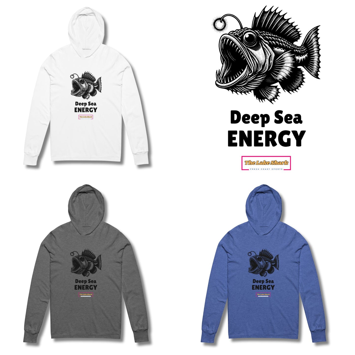 Anglerfish Deep Sea Energy: Hoodie Shirt