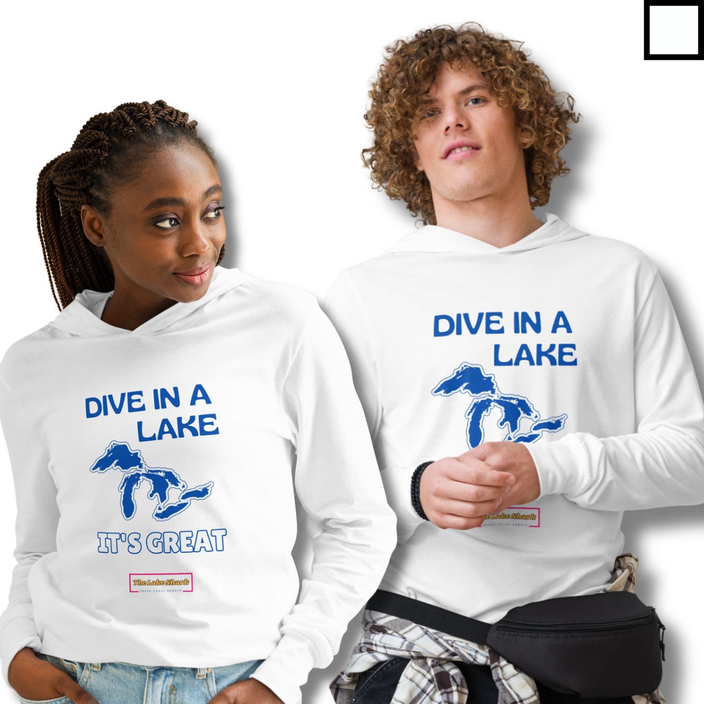 Great Lakes- Dive in! Hoodie Shirt