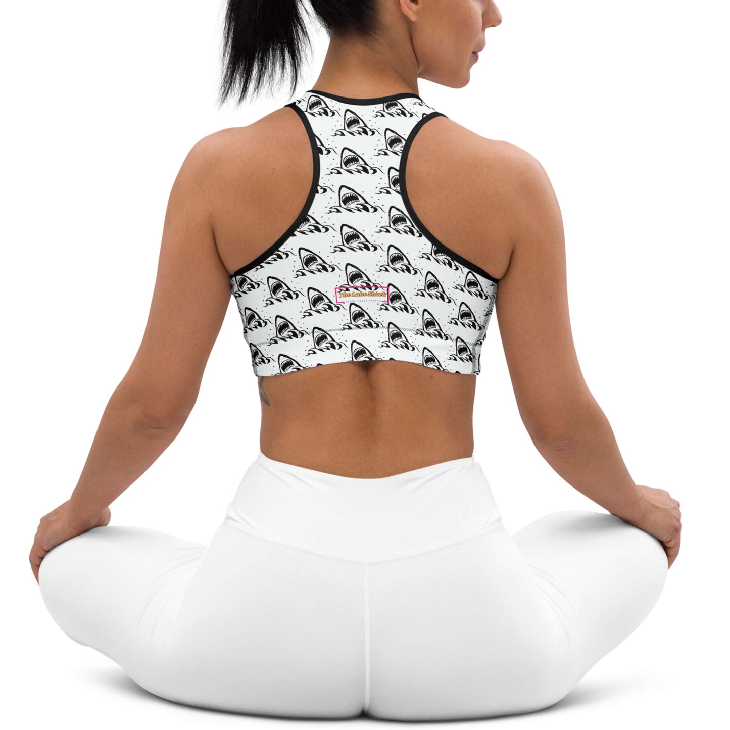 Great White Sharks: Racerback Swim Bra
