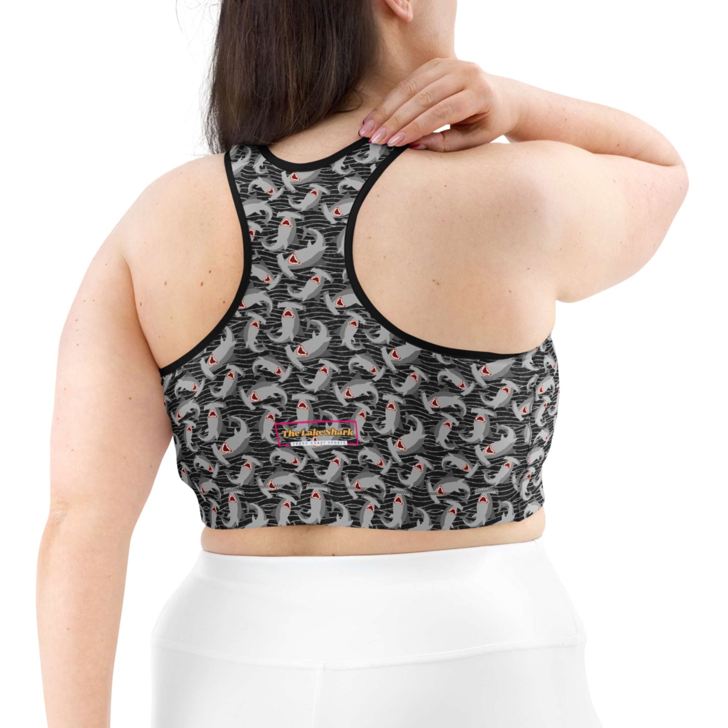 Hammerhead Sharks: Racerback Swim Bra