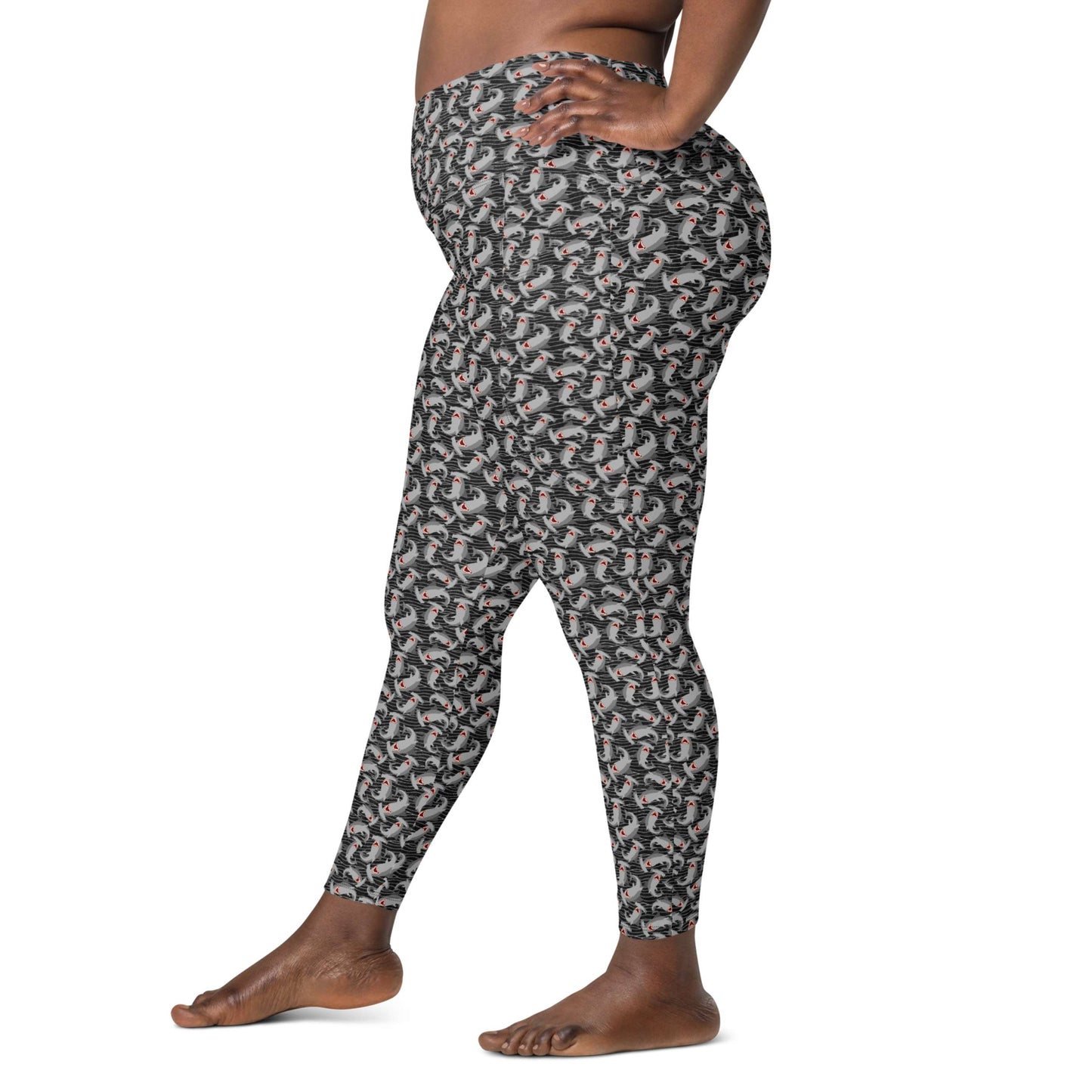 Hammerhead Sharks: Women's Swim & Sports Leggings