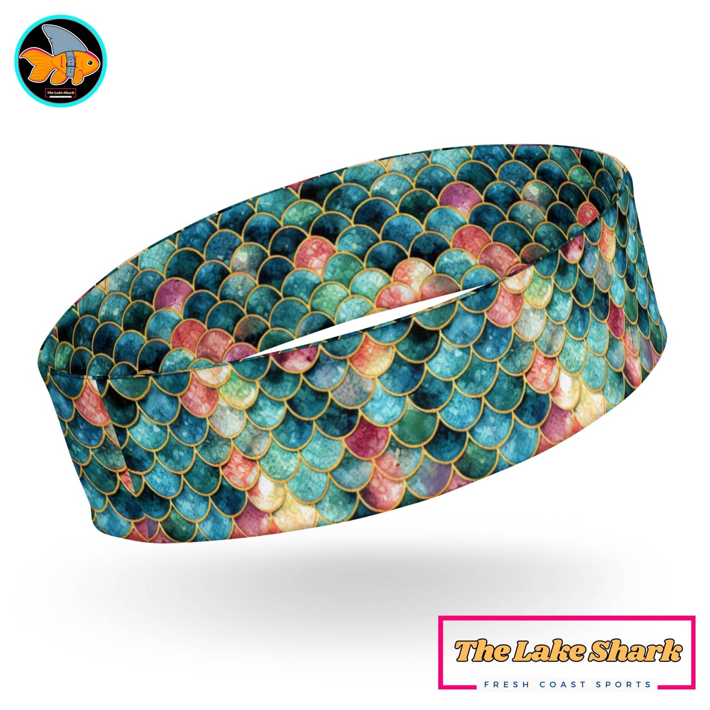 Mermaid Headband for Scuba Diving Hair SUP Snorkel Sun Protection Made in the USA