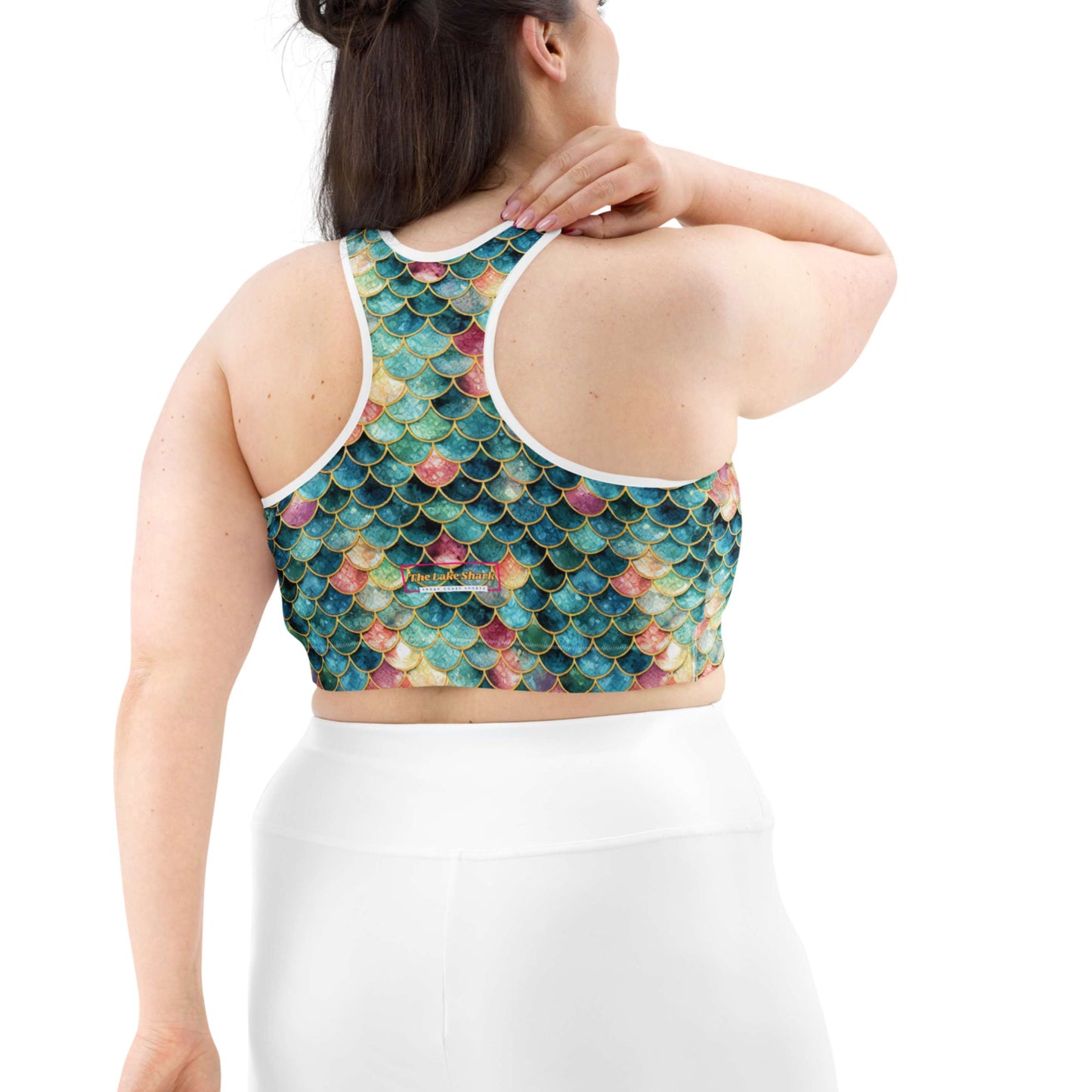 Mermaid Jewel: Racerback Swim Bra