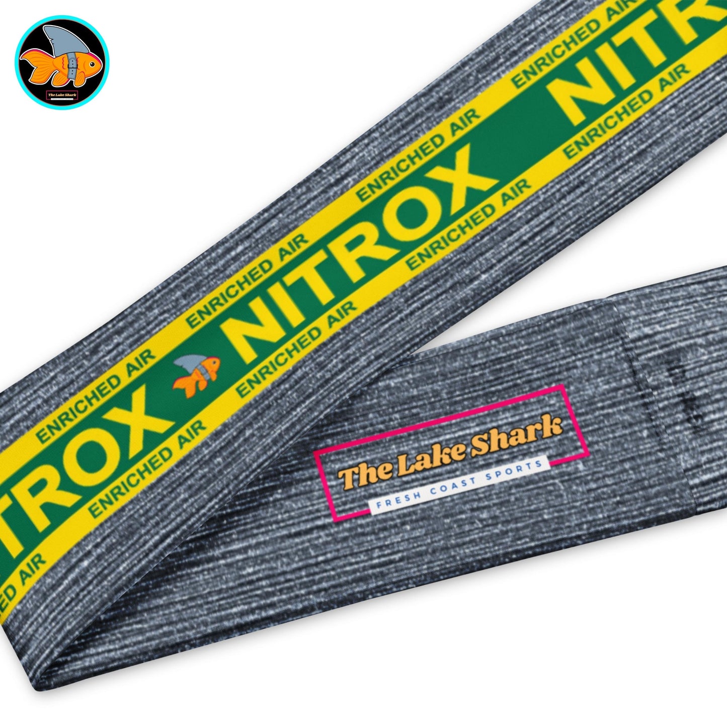 Nitrox Scuba Tank Headband for Scuba Diving Hair SUP Snorkel Sun Protection Made in the USA