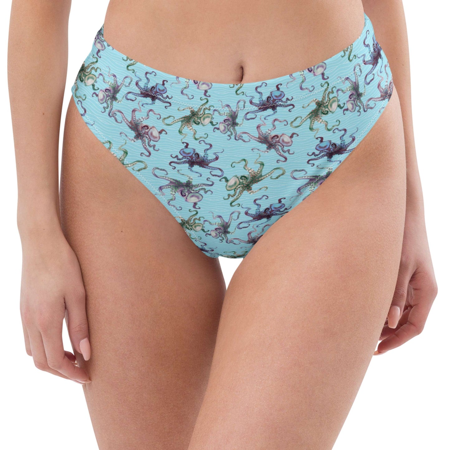 Octopus Splats: Bikini Bottom in Light Blue Chill