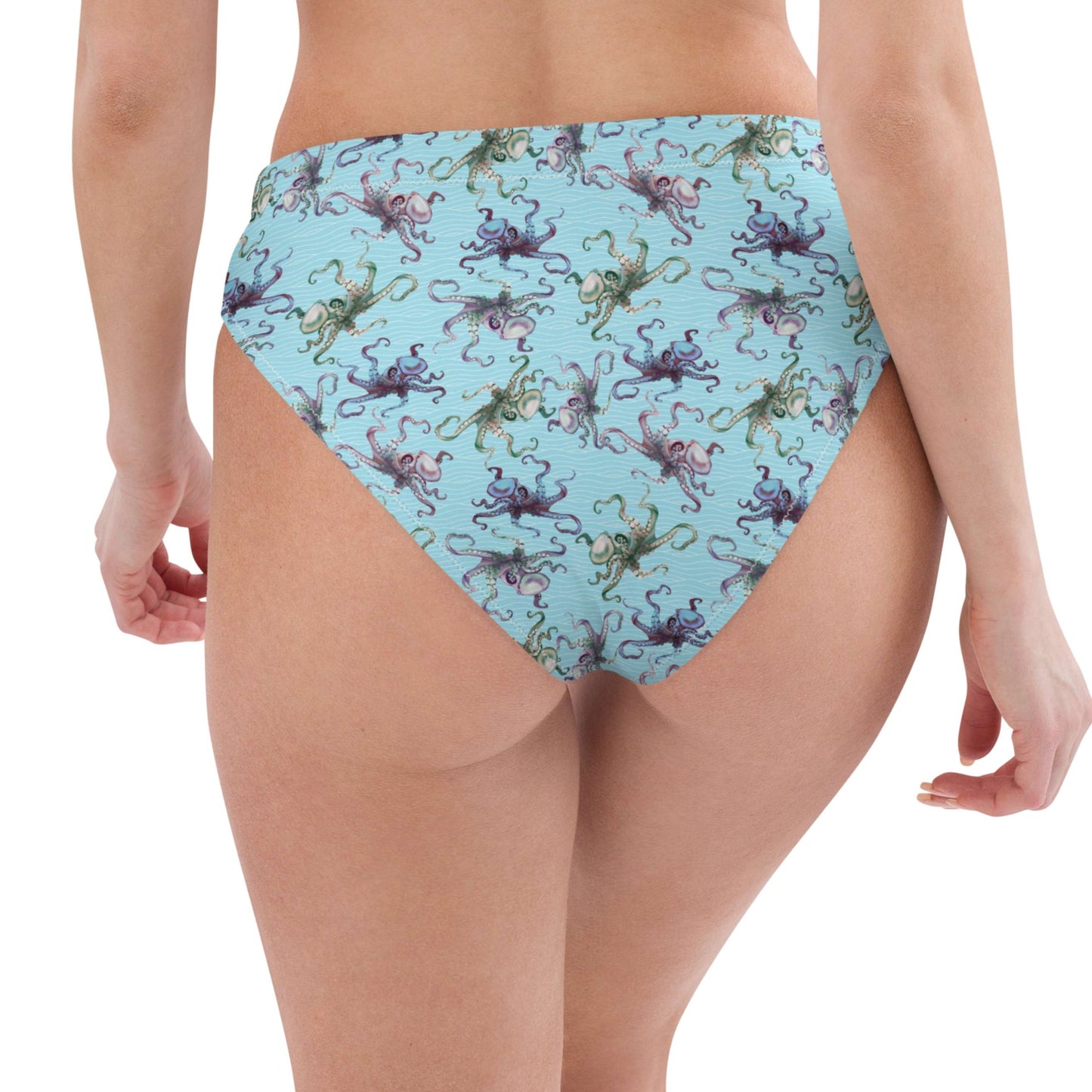 Octopus Splats: Bikini Bottom in Light Blue Chill