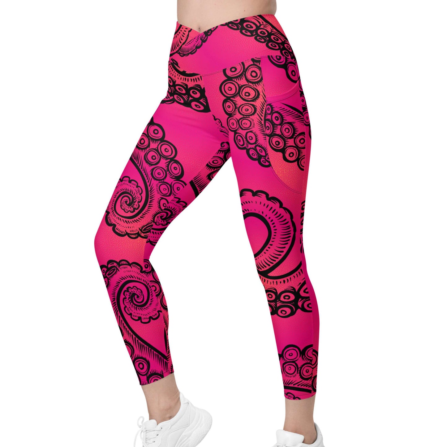 Tentacle Twist: Women's Swim & Sports Leggings