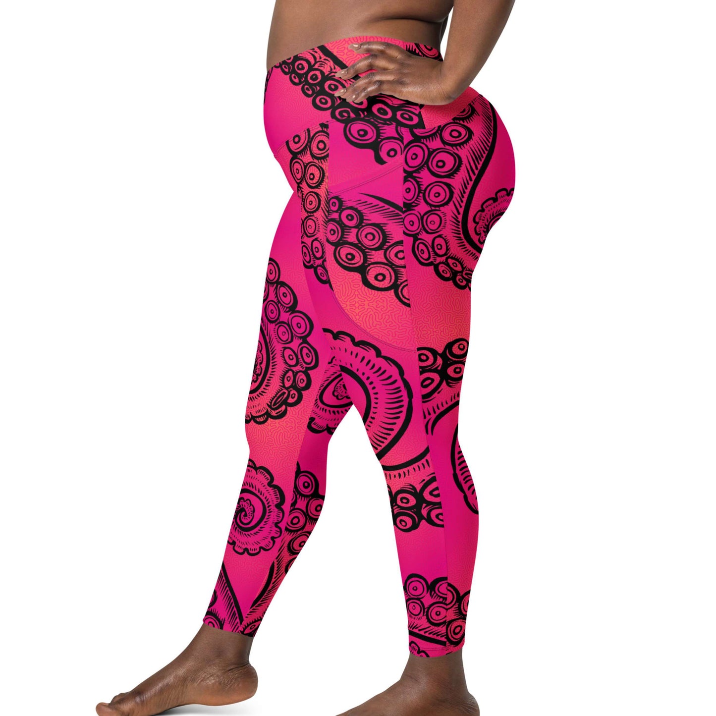 Tentacle Twist: Women's Swim & Sports Leggings