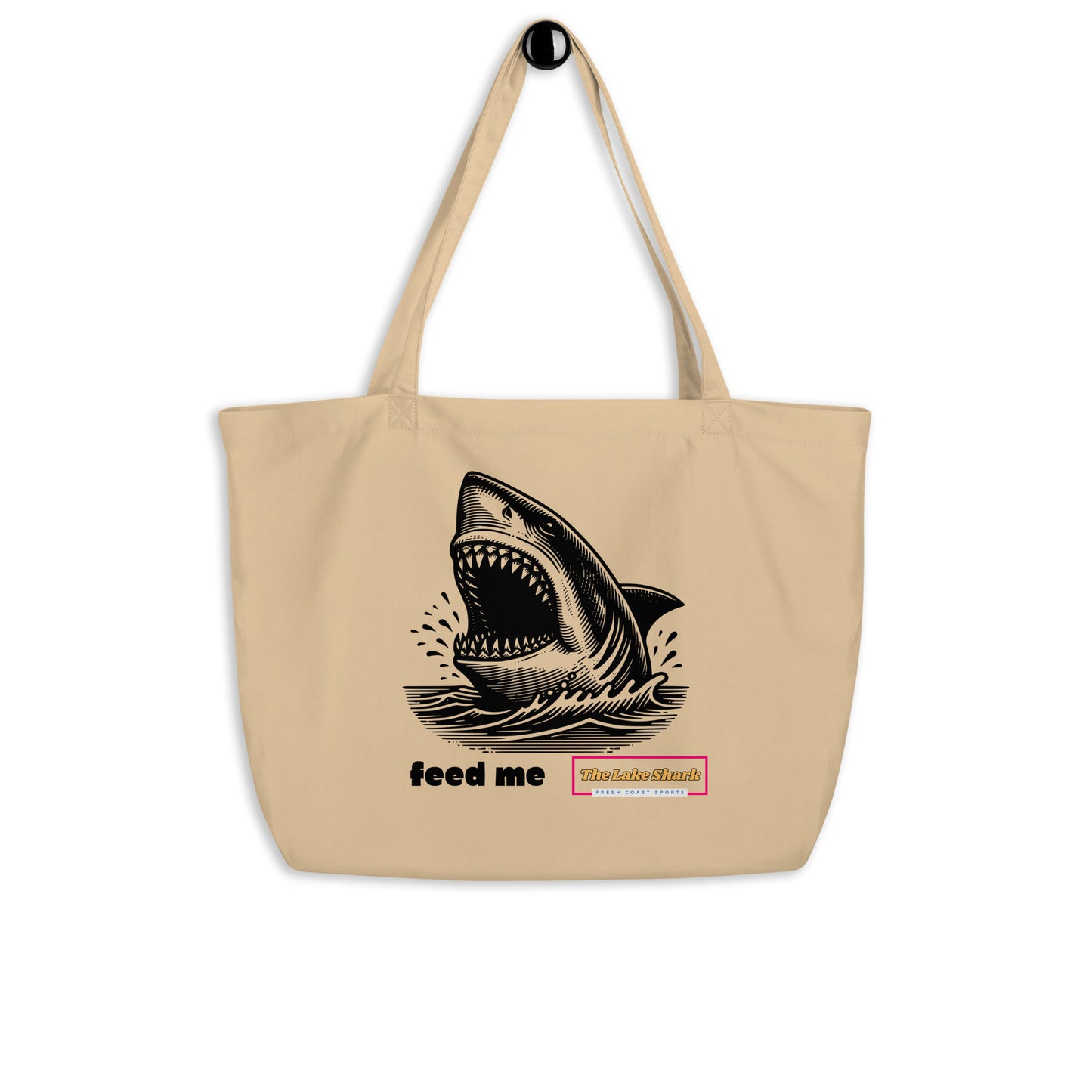 Feed Me Shark - Organic Tote Bag