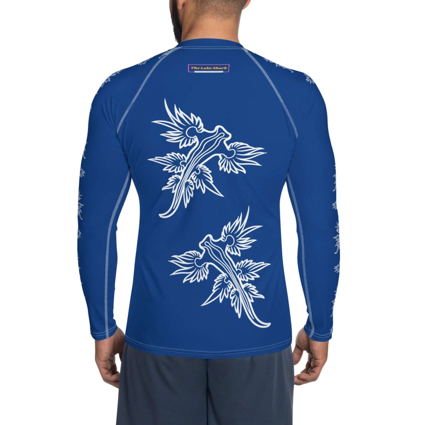 Blue Dragon Nudibranch: Men's Rash Guard Top