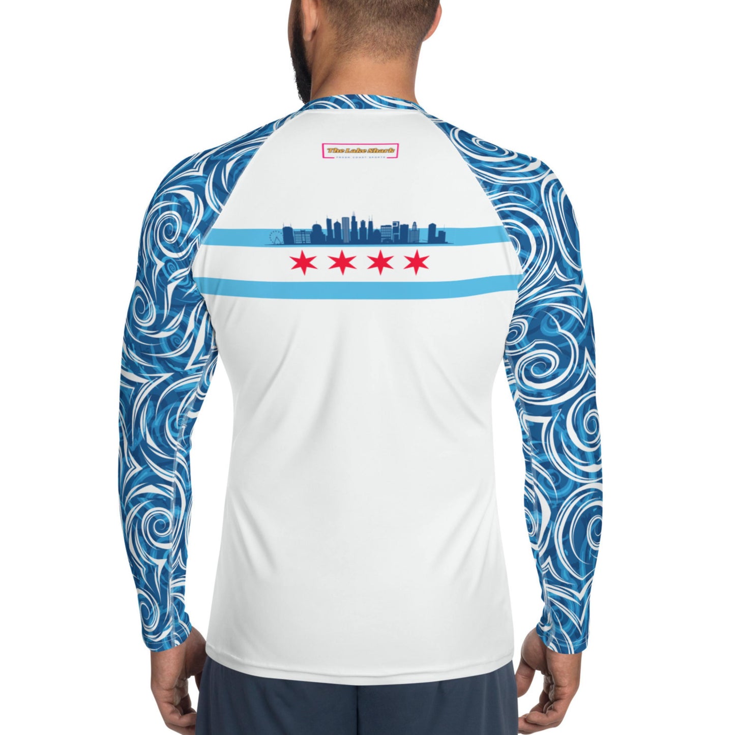 Chicago Local Blues: Men's Rash Guard Top