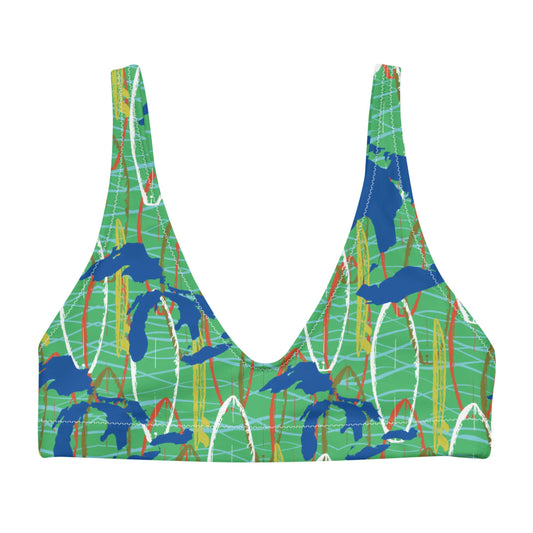 Great Lakes Camo: Bikini Top
