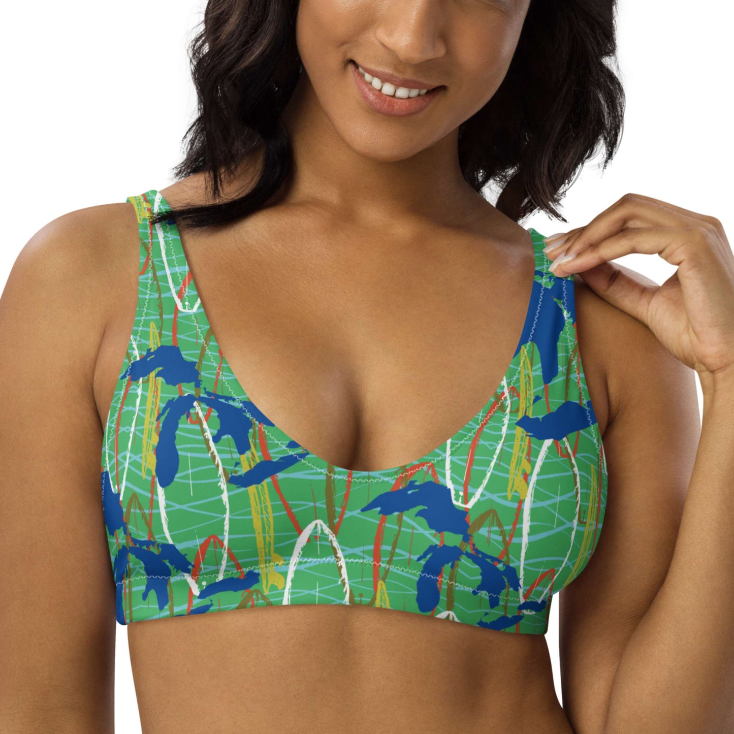 Great Lakes Camo: Bikini Top