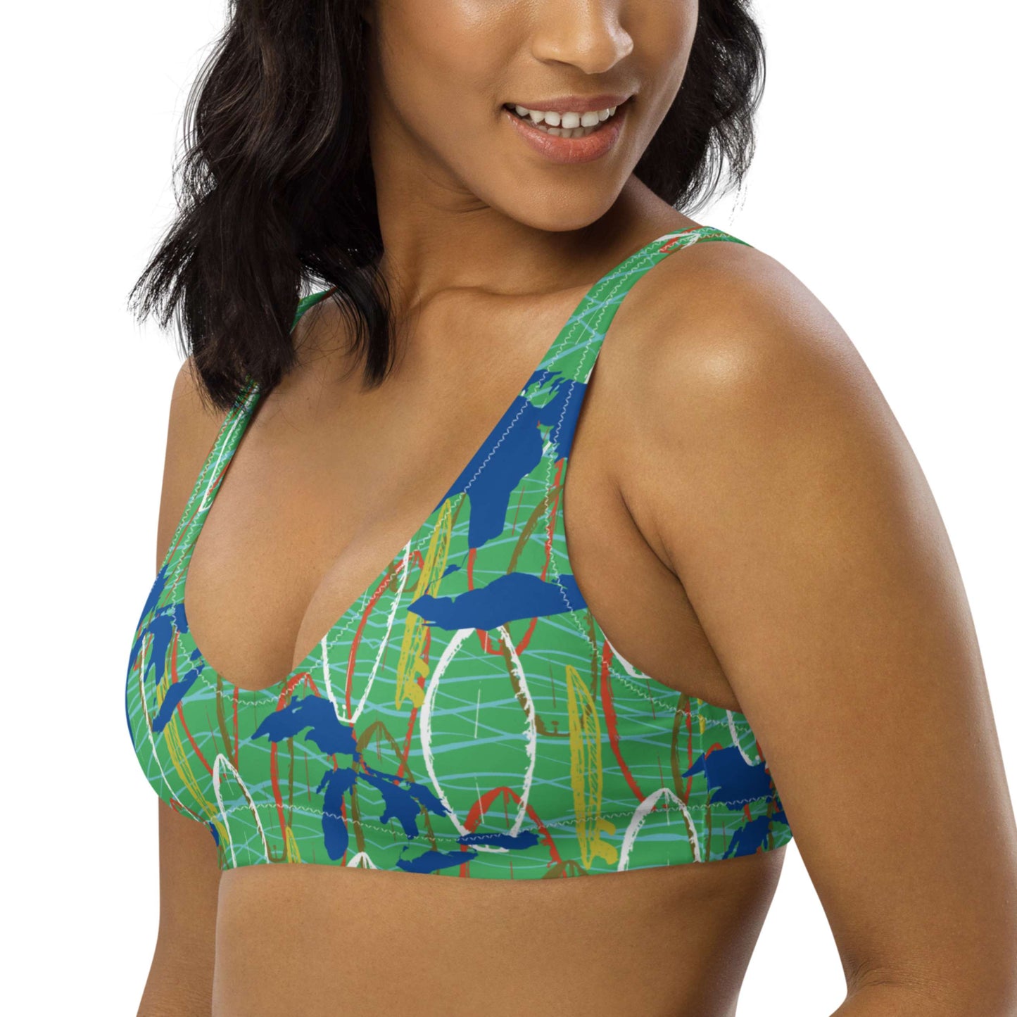 Great Lakes Camo: Bikini Top