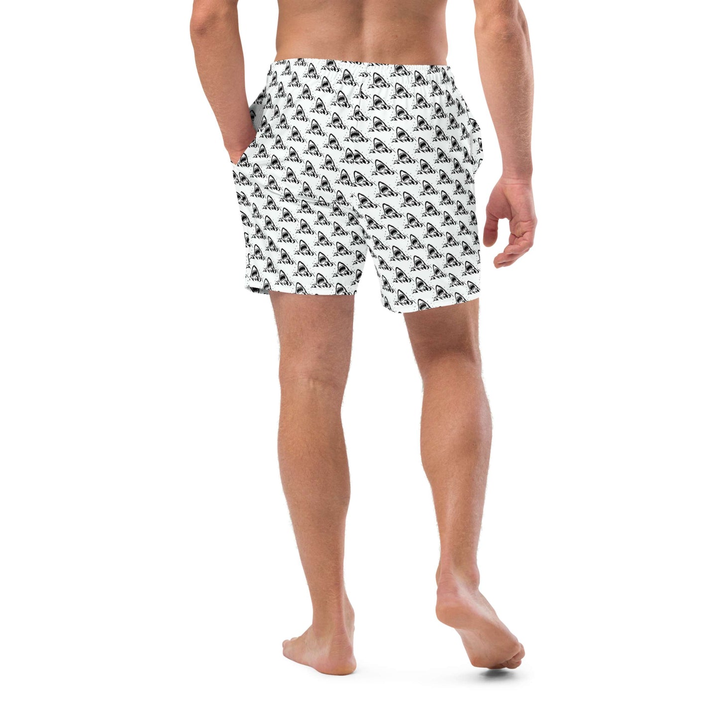 Great White Sharks: Men's Swim Trunks