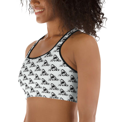Great White Sharks: Racerback Swim Bra