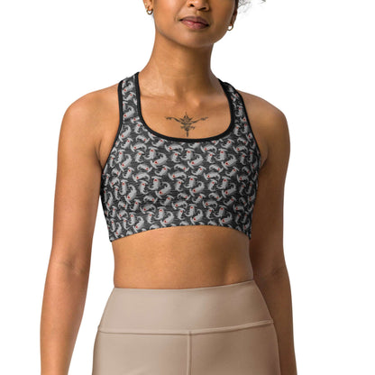 Hammerhead Sharks: Racerback Swim Bra