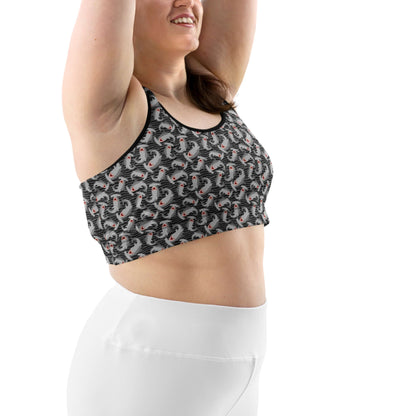 Hammerhead Sharks: Racerback Swim Bra