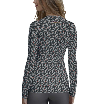 Hammerhead Sharks: Women's Rash Guard Top
