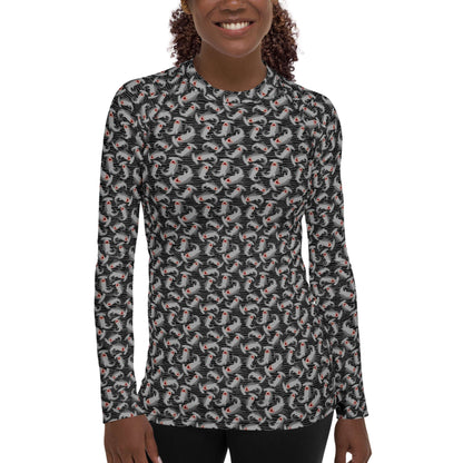 Hammerhead Sharks: Women's Rash Guard Top