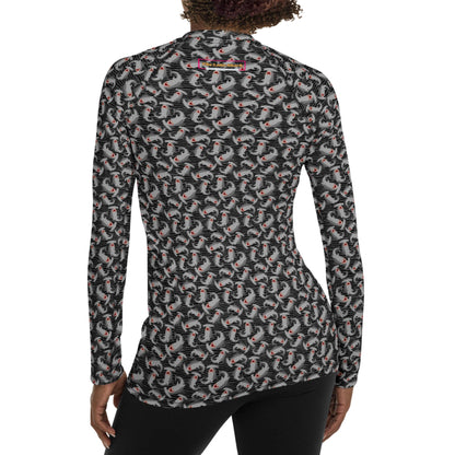 Hammerhead Sharks: Women's Rash Guard Top