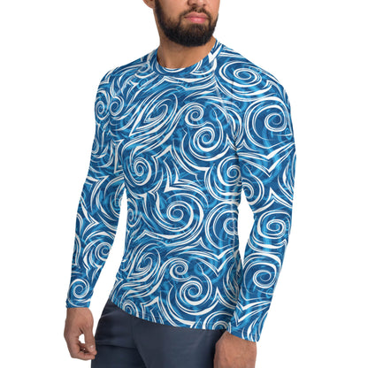 The Local Blues: Men's Rash Guard Top