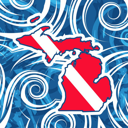 Michigan Local Blues: Crop-Top Rash Guard