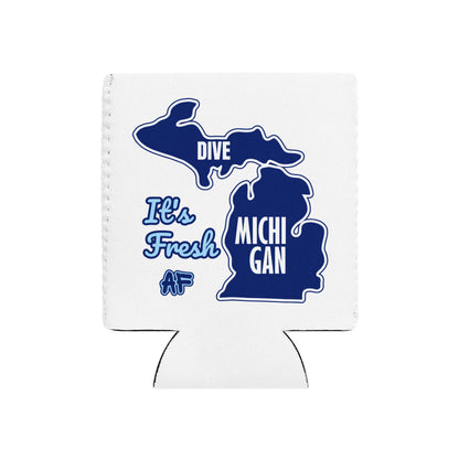 Michigan is Fresh AF: Dive Local Can cooler
