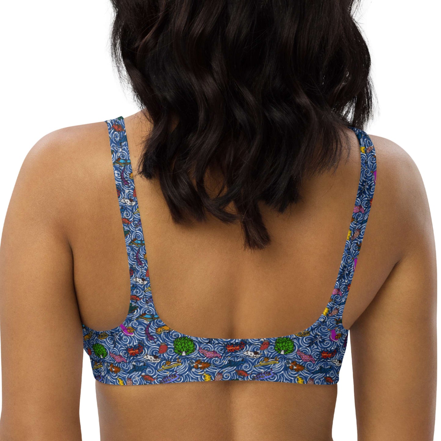 Nudibranch Sea Slugs: Bikini Top in Deep-Sea Blue