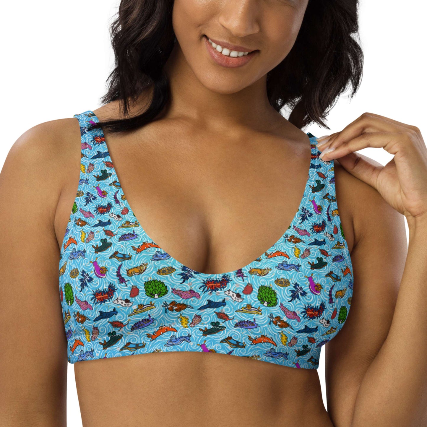 Nudibranch Sea Slugs: Bikini Top in Tropical Blue