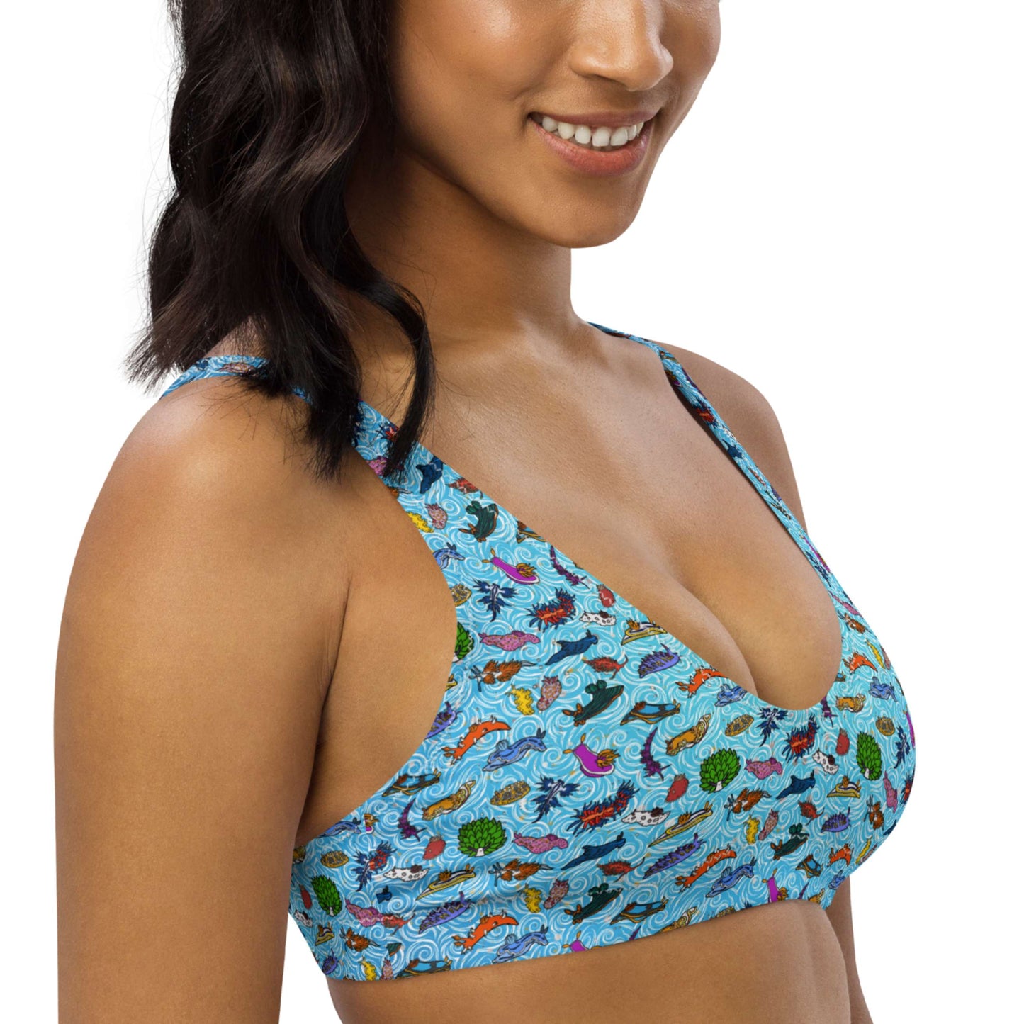 Nudibranch Sea Slugs: Bikini Top in Tropical Blue