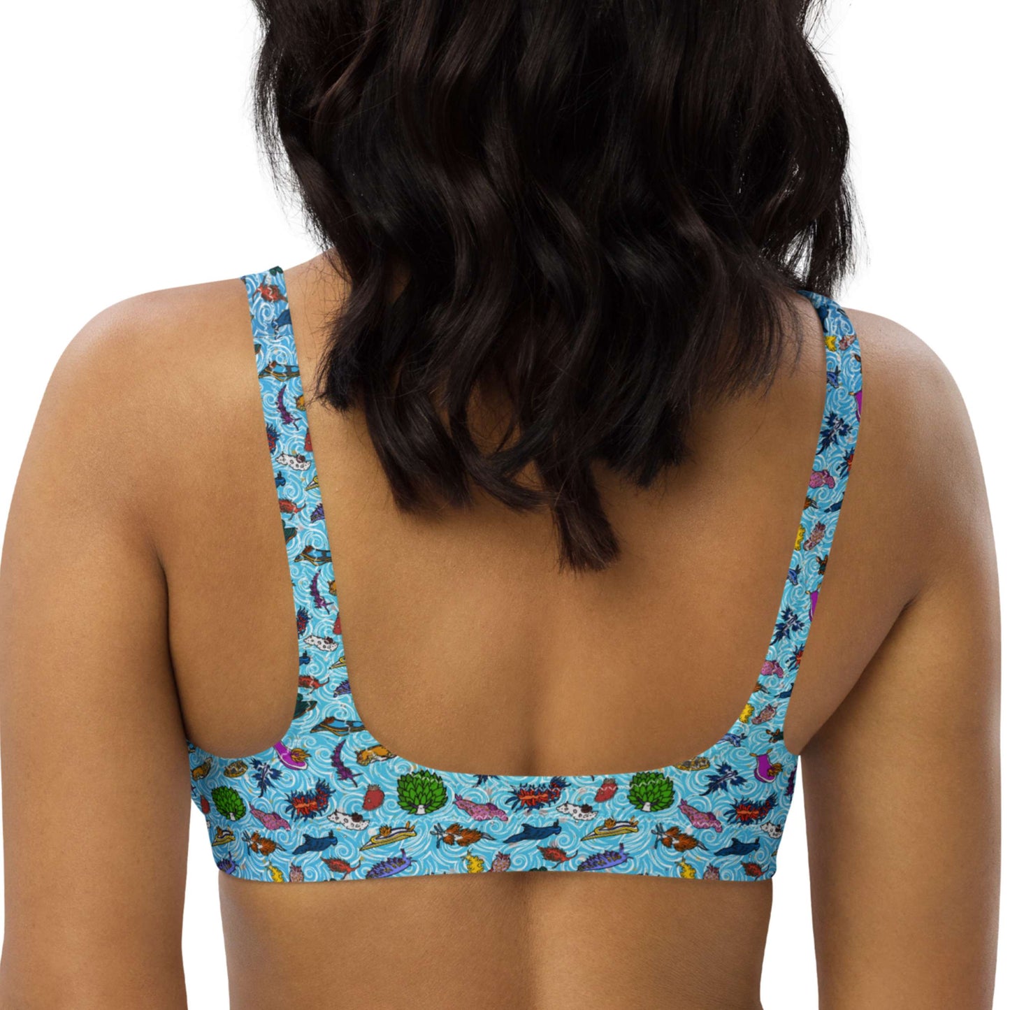 Nudibranch Sea Slugs: Bikini Top in Tropical Blue