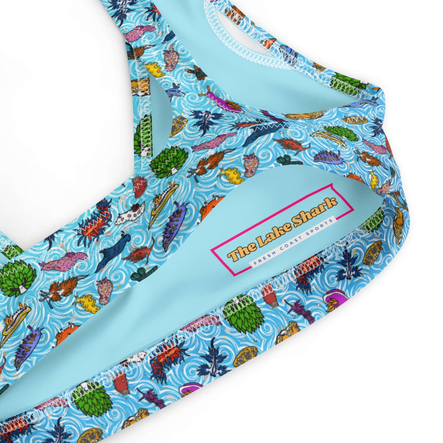 Nudibranch Sea Slugs: Bikini Top in Tropical Blue
