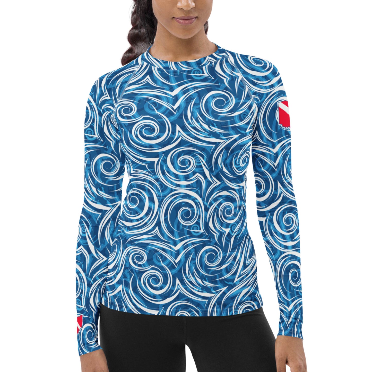 Ohio Local Blues: Women's Rash Guard Top