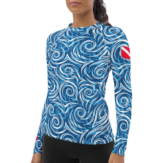 Ohio Local Blues: Women's Rash Guard Top