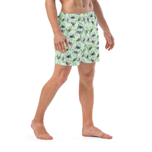 Octopus Splats: Men's Swim Trunks