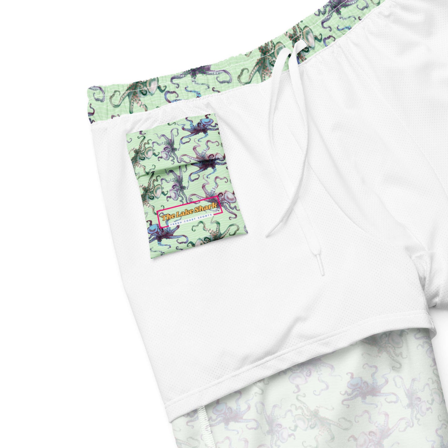 Octopus Splats: Men's Swim Trunks