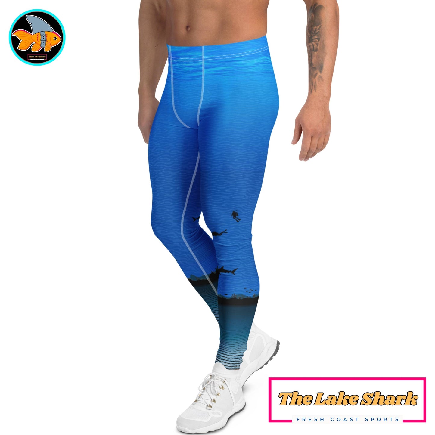 Get Wrecked! Shipwrecks, Sharks, & Scuba: Men's Leggings