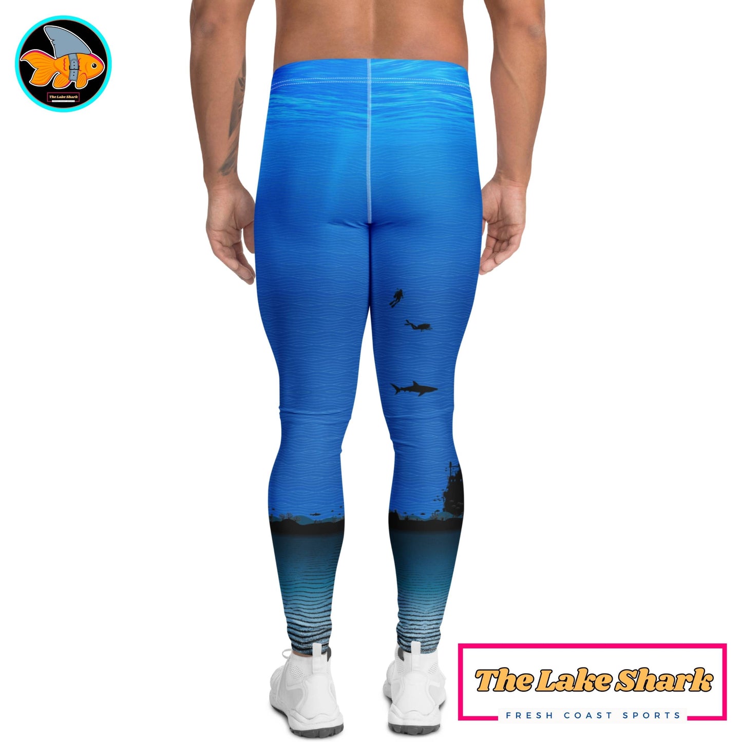 Get Wrecked! Shipwrecks, Sharks, & Scuba: Men's Leggings