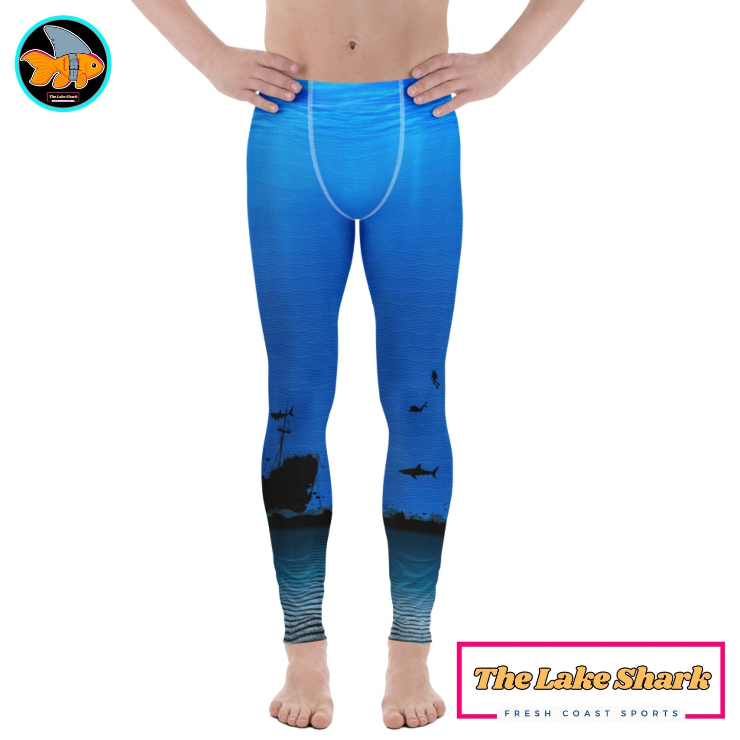 Get Wrecked! Shipwrecks, Sharks, & Scuba: Men's Leggings
