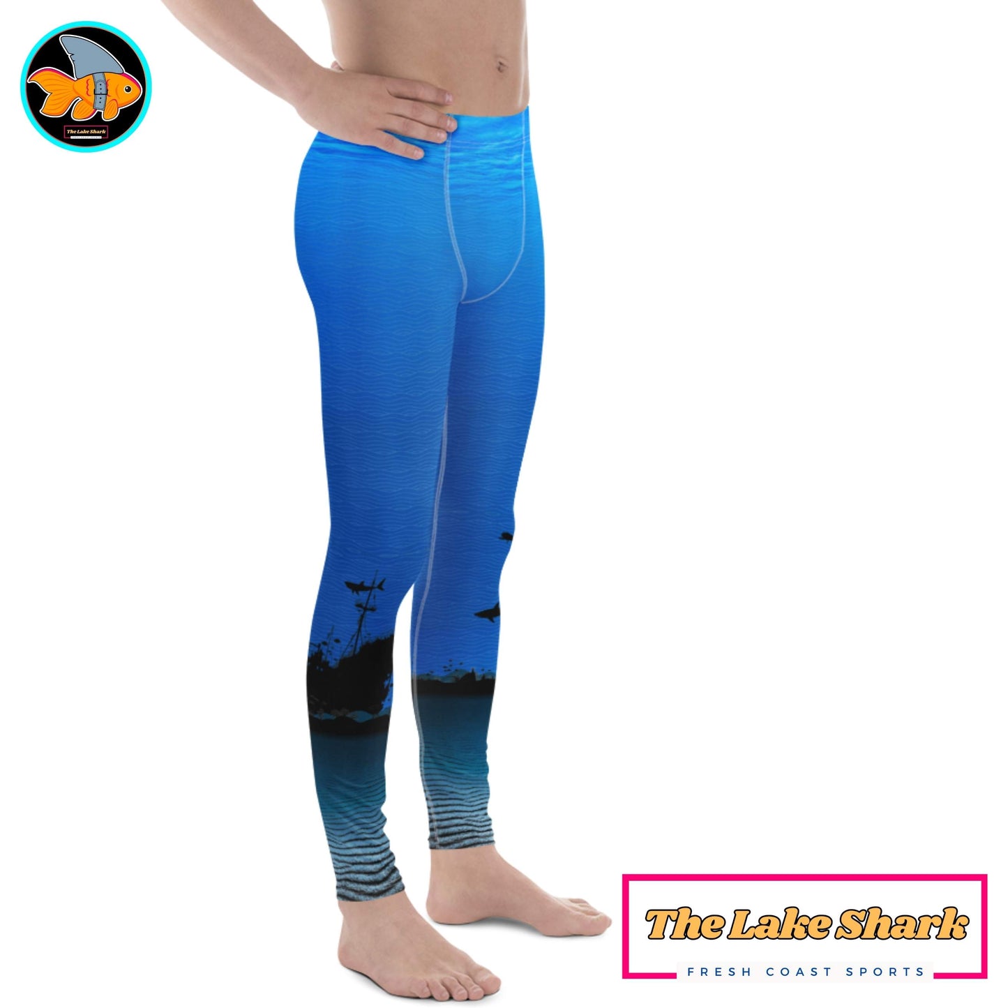 Get Wrecked! Shipwrecks, Sharks, & Scuba: Men's Leggings