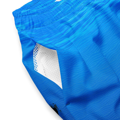 Get Wrecked: Shipwreck Sharks & Scuba- Men's Swim Trunks