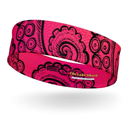 Tentacle Twist Headband in Pink Sunset