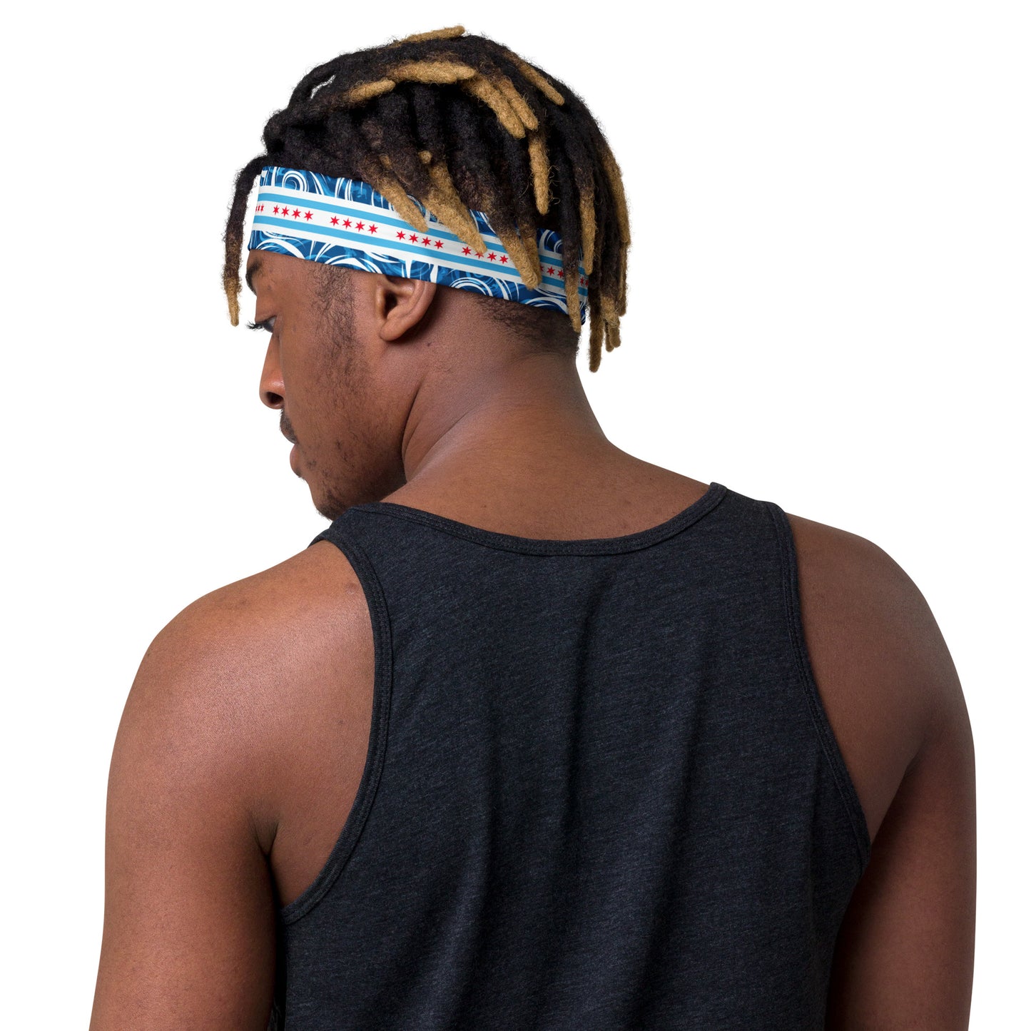 Chicago Local Blues Midwest Dive Headband for Scuba Diving Hair SUP Snorkel Sun Protection Made in the USA