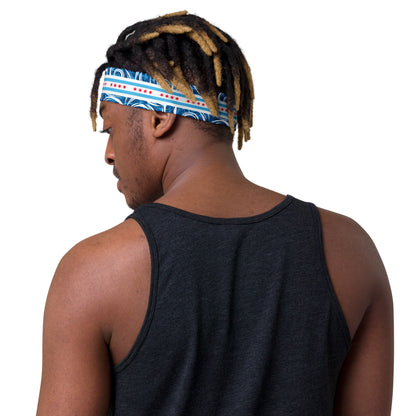 Chicago Local Blues Midwest Dive Headband for Scuba Diving Hair SUP Snorkel Sun Protection Made in the USA