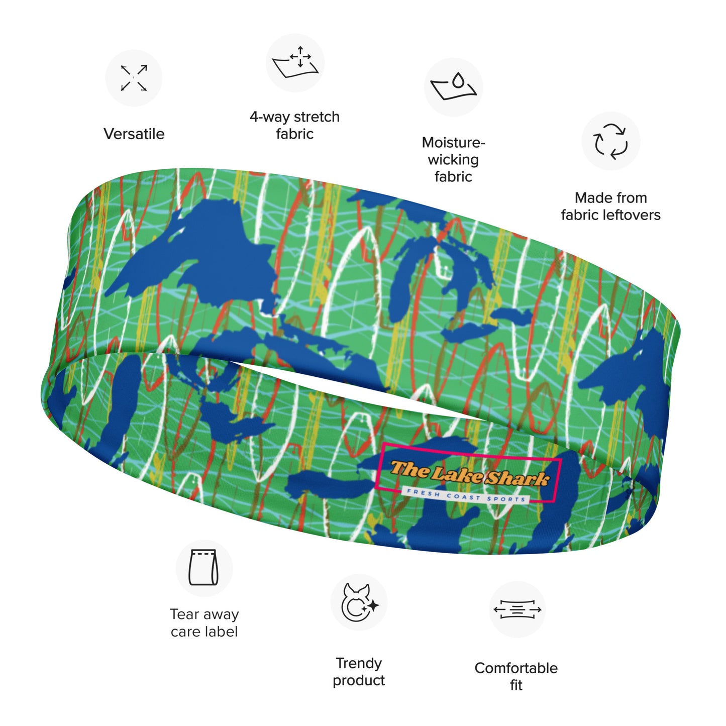 Great Lakes Camo Headband
