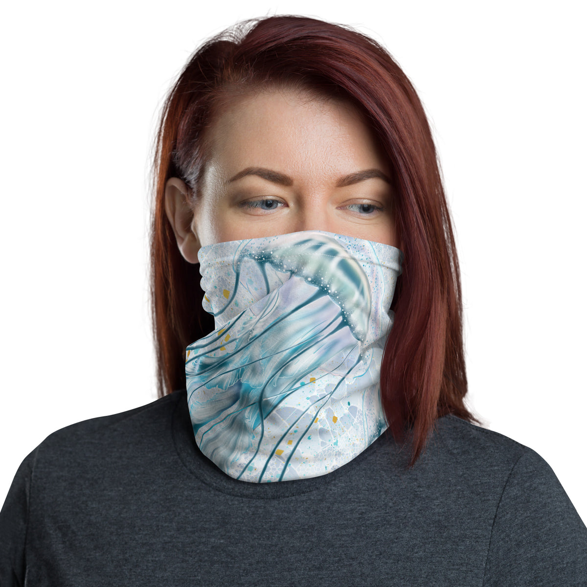 Suba Mist Gaiter Buff: Jellyfish Mist SCUBA HAIR boat sun wind