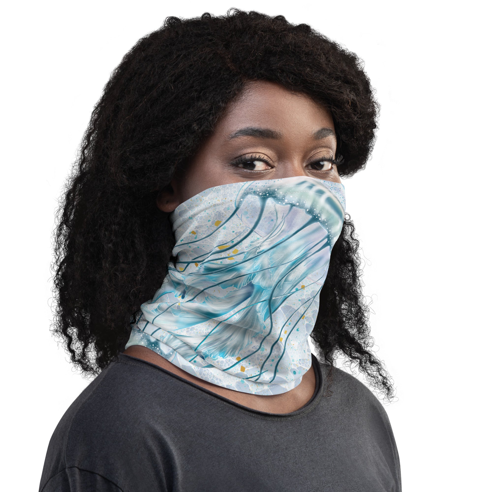 Suba Mist Gaiter Buff: Jellyfish Mist SCUBA HAIR boat sun wind