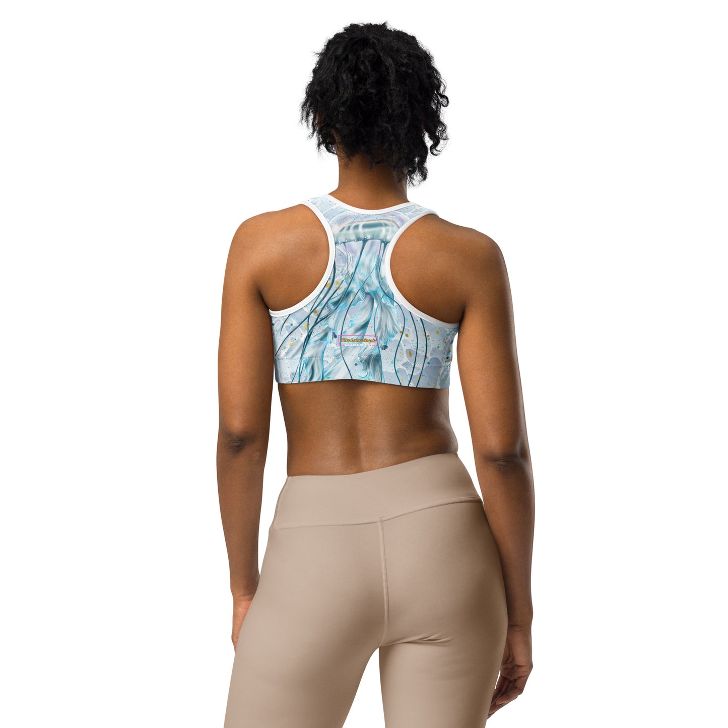 Jellyfish Mist: Swim & Sports Hybrid Bra Top
